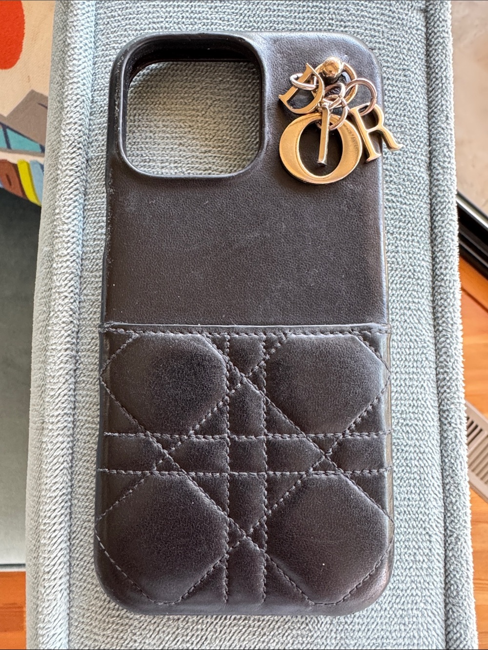 CHRISTIAN DIOR Lady Dior Cover for iPhone 16 Pro Max